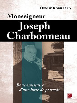 cover image of Monseigneur Joseph Charbonneau